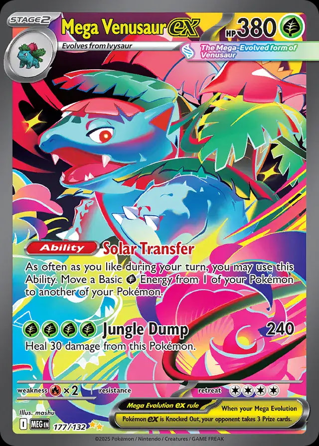 Mega Evolution Mega Venusaur ex #177/132